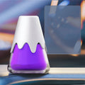 Glass jar car air freshener in choice of scents on a car dashboard.