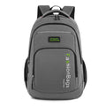 Street style nylon travel backpack in four colours with laptop compartment and internal organisers.