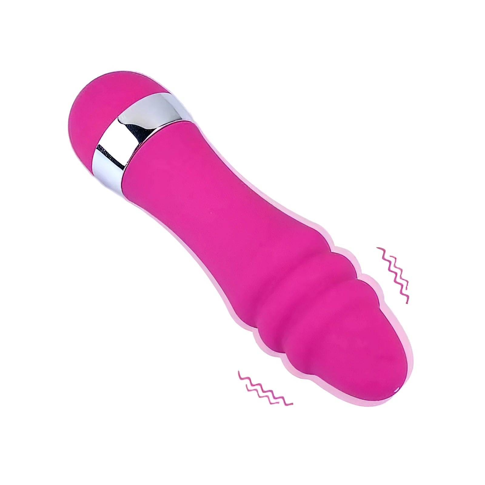 Six styles of mini realistic dildo vibrators for women on display
