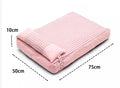 Pet plaid colour-matching kennel mattress with removable washable cover in khaki