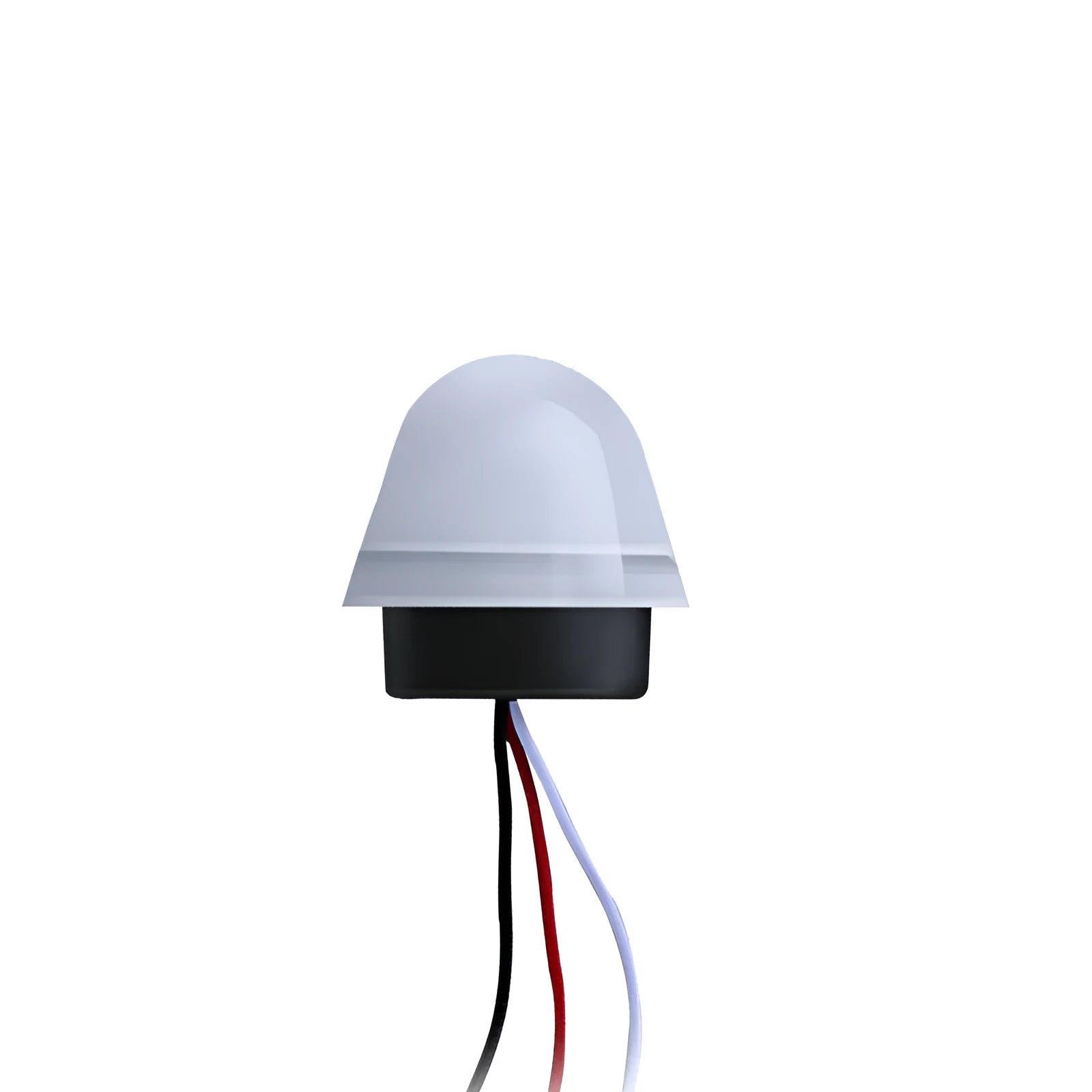 White automatic induction street lamp for outdoor lighting with 3-5 metre sensor range