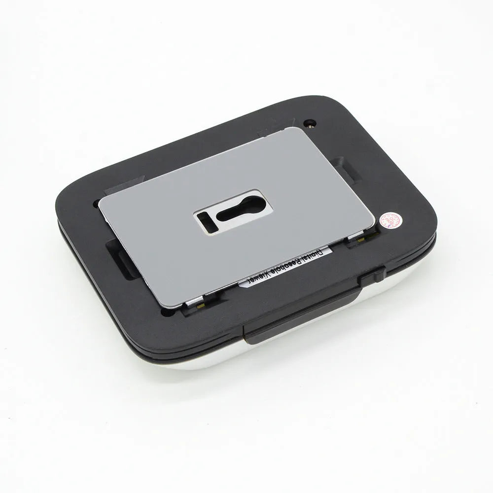 White video doorbell peephole camera with high resolution 960x480 display