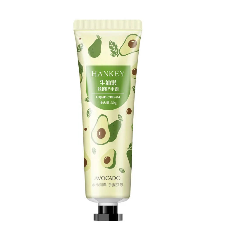 30g tube of fruit-scented hand cream for moisturising dry hands
