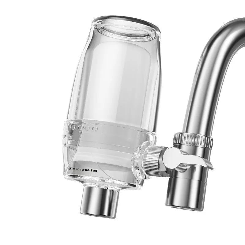 Ceramic faucet water filter element for front drinking water filtration systems