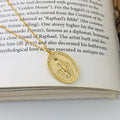 S925 sterling silver vintage embossed portrait pendant electroplated coin style in silver colour