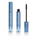 Single-piece eyelash brush and comb tool for eye black cosmetics application