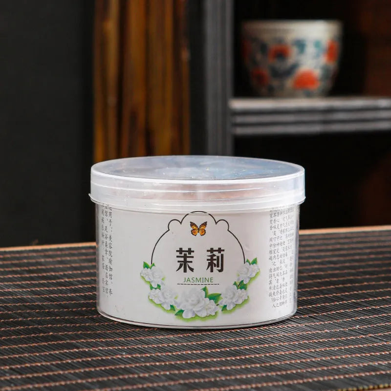 Set of 40 small half-handmade incense coils in nine scent options including sandalwood and agarwood