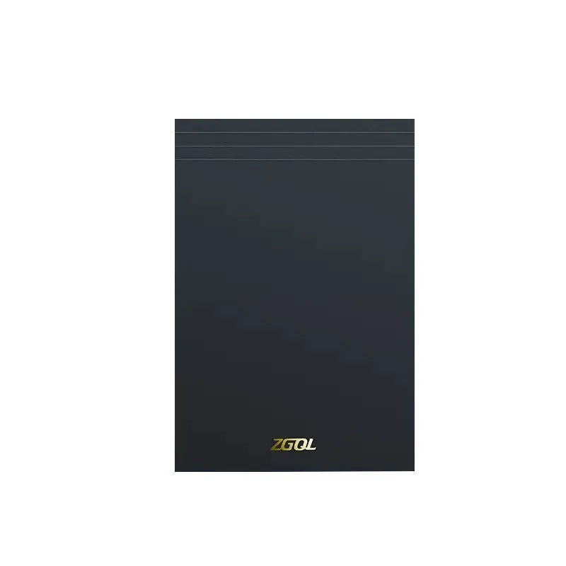 Set of A5, B5, and A4 writing pads showing blank, grid, and horizontal line page styles.