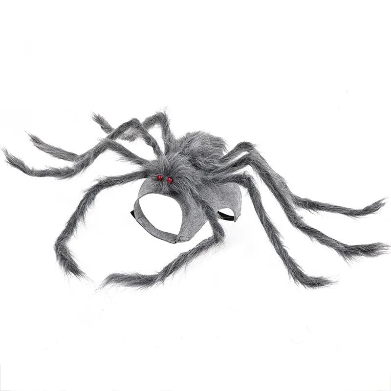 Halloween spider pet costume for dogs and cats in multiple sizes and colours