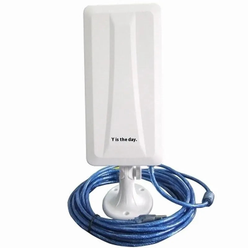 White high power USB wireless network card with USB Type connector
