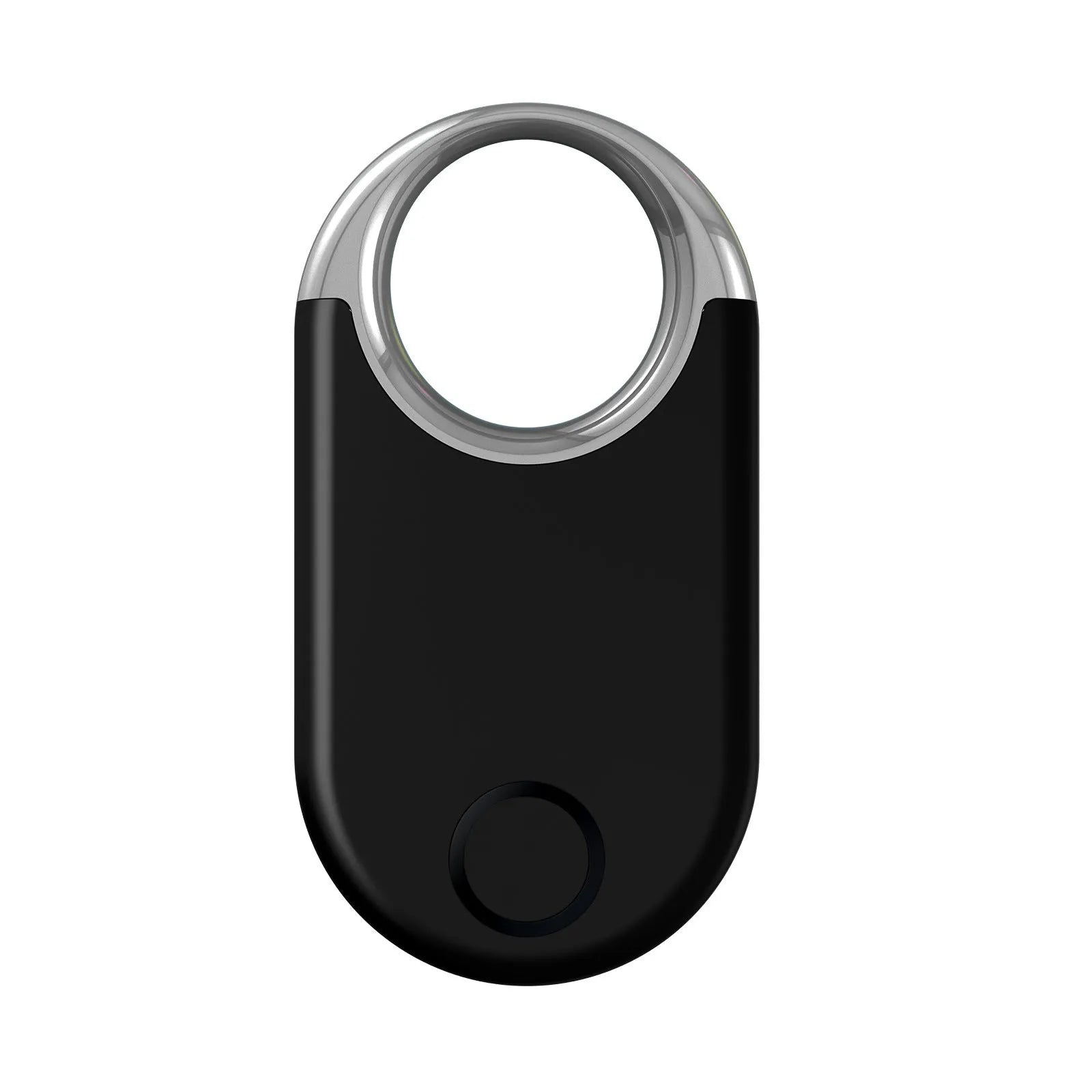Small black and white GPS tracking device for pets and children with USB port.