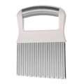 Stainless steel potato wave cutter kitchen tool with 14cm alloy blade
