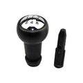 Black GM universal manual transmission gear head on a shift lever