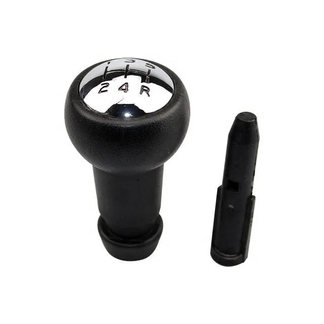 Black GM universal manual transmission gear head on a shift lever