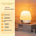 Water ripple Bluetooth stereo light with 16 colours, 11x12.5cm geometric design