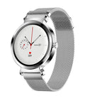 Zinc alloy smart bracelet watch with colour display showing time and notifications