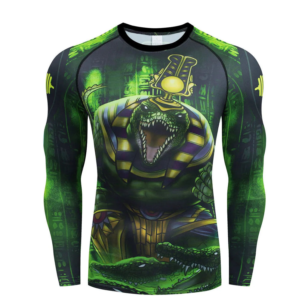 Men's slim-fit ZF016 polyester sports suit set for outdoor running and fitness activities