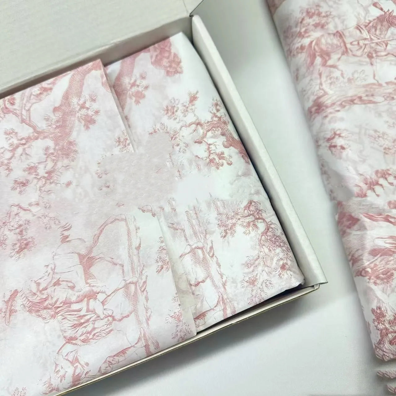French Mg tissue paper sheet in retro purple colours measuring 50x70cm for gift wrapping