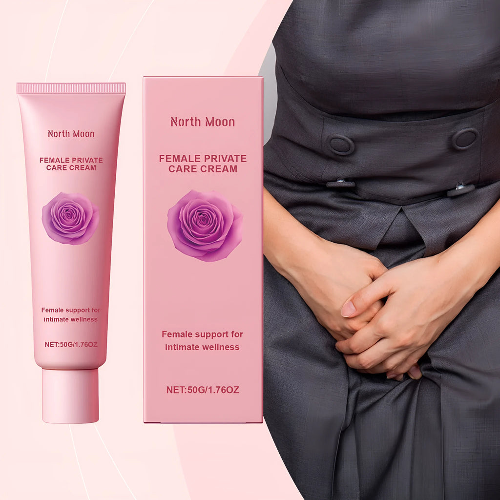 Gentle Care 50g moisturising cream in container for dry skin with glycerine and rose extract