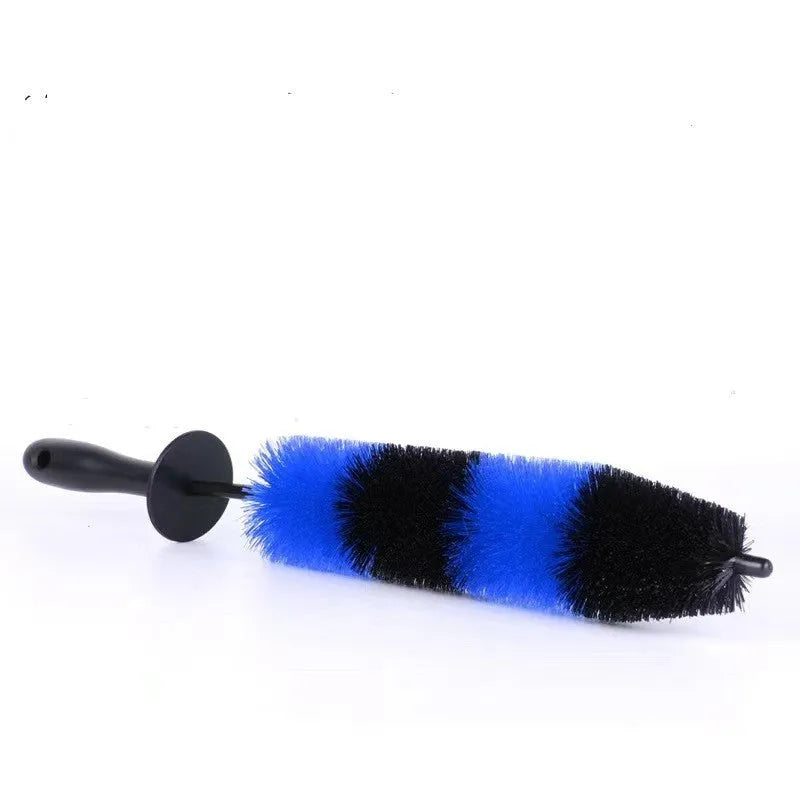 26-piece car cleaning brush set with multiple brush heads for vehicle detailing
