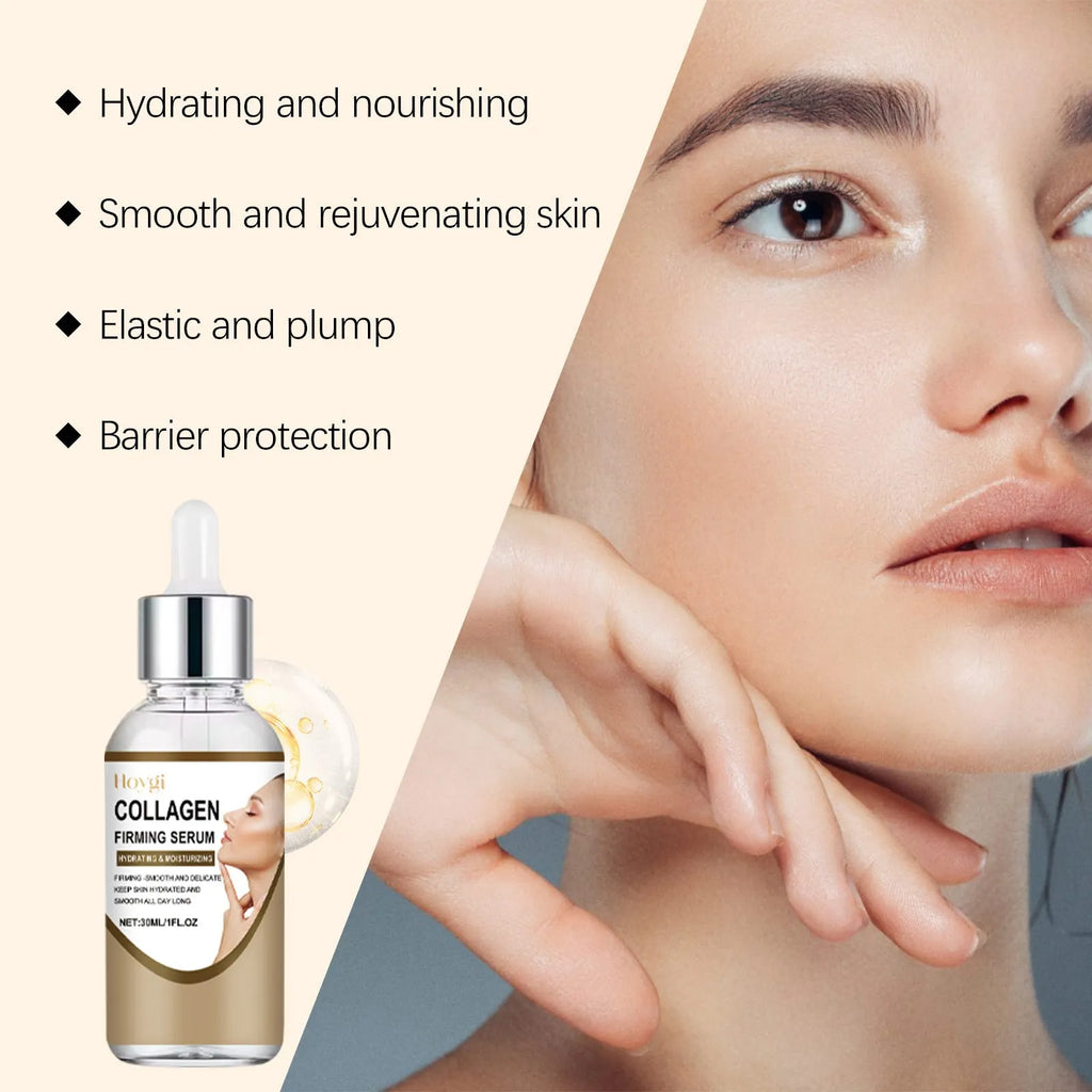 30ml collagen firming care solution tube with hyaluronic acid and glycerin formula
