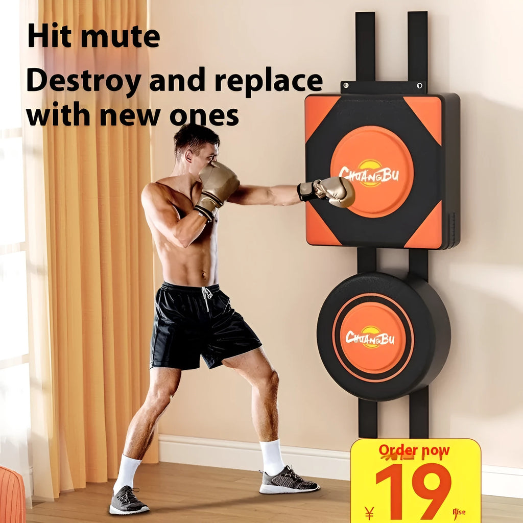 Wall mounted boxing target sandbag in PU material for home training