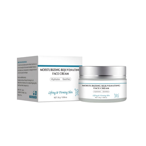 30g jar of anti-aging facial cream for targeting fine lines and wrinkles