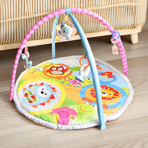 Velvet baby gymnastic blanket with animal designs for teenagers