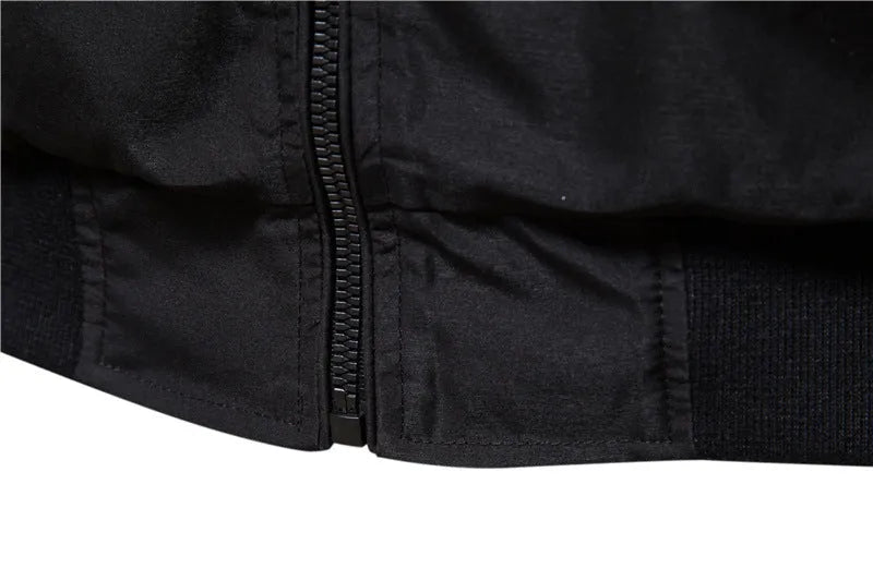 Men's thin casual polyester jacket in Army Green colour showing front view