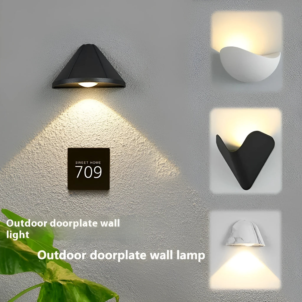 Black bird's nest design LED lamp with IP65 waterproof rating for courtyard and bedroom use