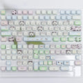 Cat and puppy themed PBT key cap set for mechanical keyboards with sublimation printing