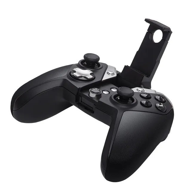 G4 Bluetooth mobile game controller in black ABS casing with buttons and analog sticks