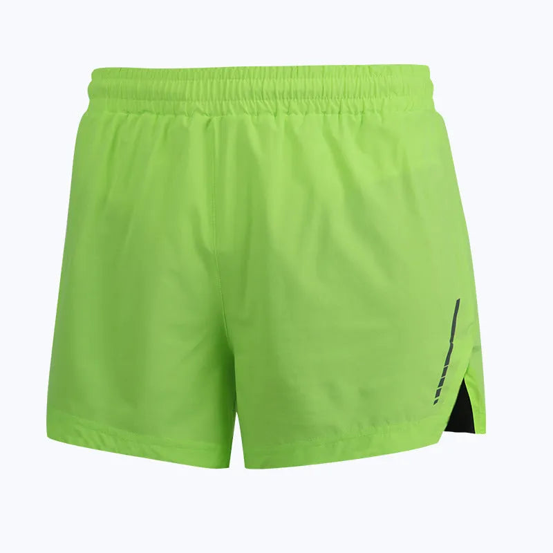 Casual men's quick-drying marathon running shorts in straight style with moisture-absorbing polyester fabric