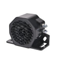 Black GQ-208A 12-80V vehicle reversing horn and buzzer with wire connectors.