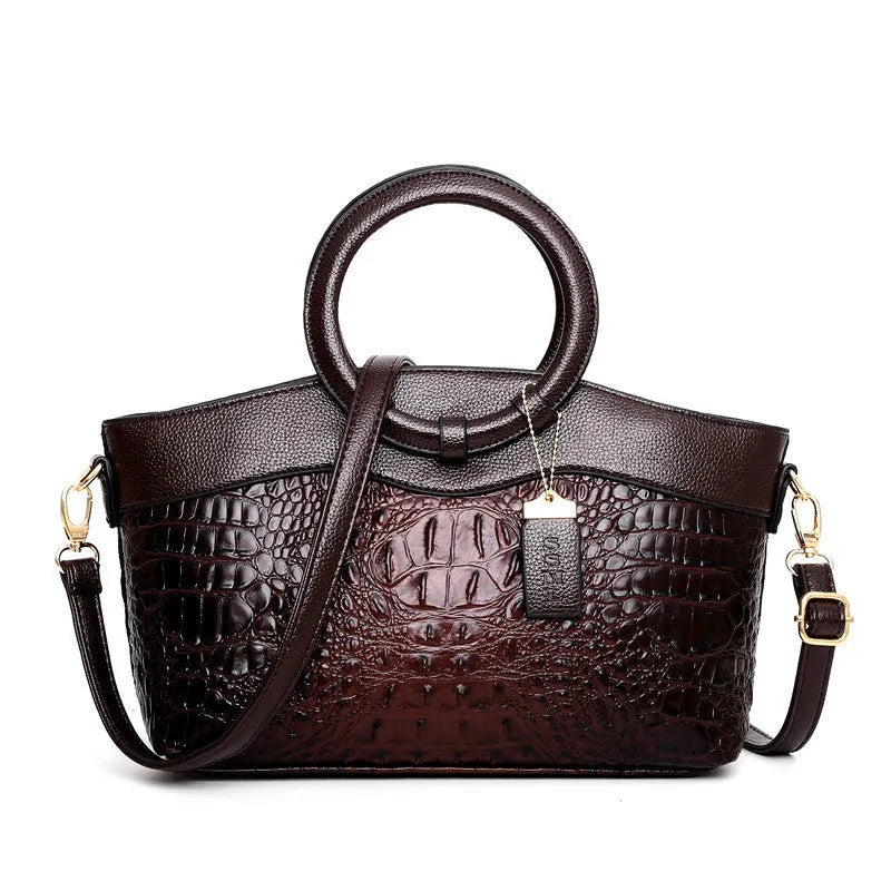 A casual fabric ladies handbag in one of six colours, showing external design and internal phone and ID pockets.