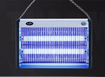 Electric mosquito killing lamp with UV bulbs for indoor restaurant and household insect control