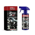 Box containing car polishing spray spray, showing dimensions of 10.7cm by 7cm