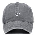 Adjustable cotton baseball cap with embroidery detailing and dome crown in various colour options
