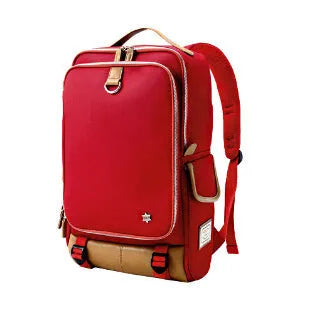 Men's modern Korean style backpack in Oxford cloth, showing large capacity and colour options.