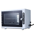 Silver portable UV steriliser machine with stainless steel interior for salon tool sanitisation