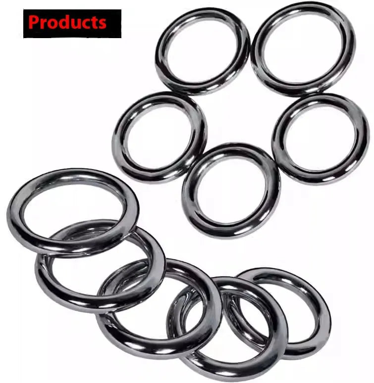 Carbon steel Wing Chun training ring for martial arts strength conditioning.