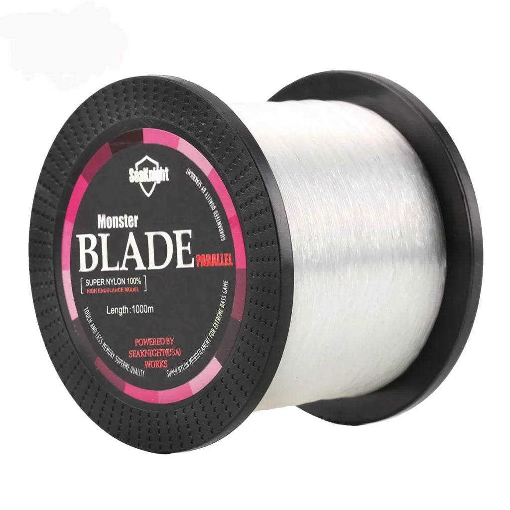 Seaknight 1000 nylon fishing line spool in multiple diameters and colours