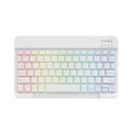 10-inch Bluetooth keyboard for tablets with colourful backlight in one of eight body colour options