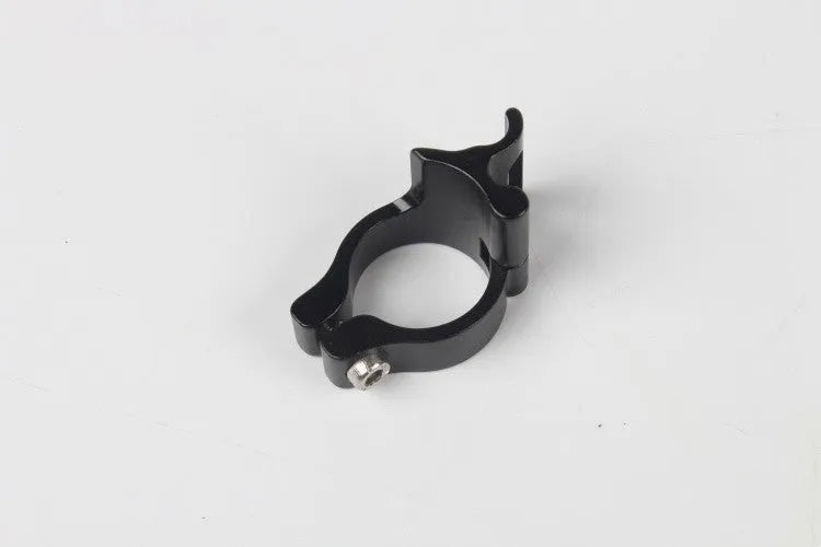 A single black aluminium alloy vehicle clamp ring with a 28.6mm diameter.
