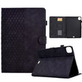 iPad leather case with diamond frosted finish and built-in card holder for iPad Pro 11