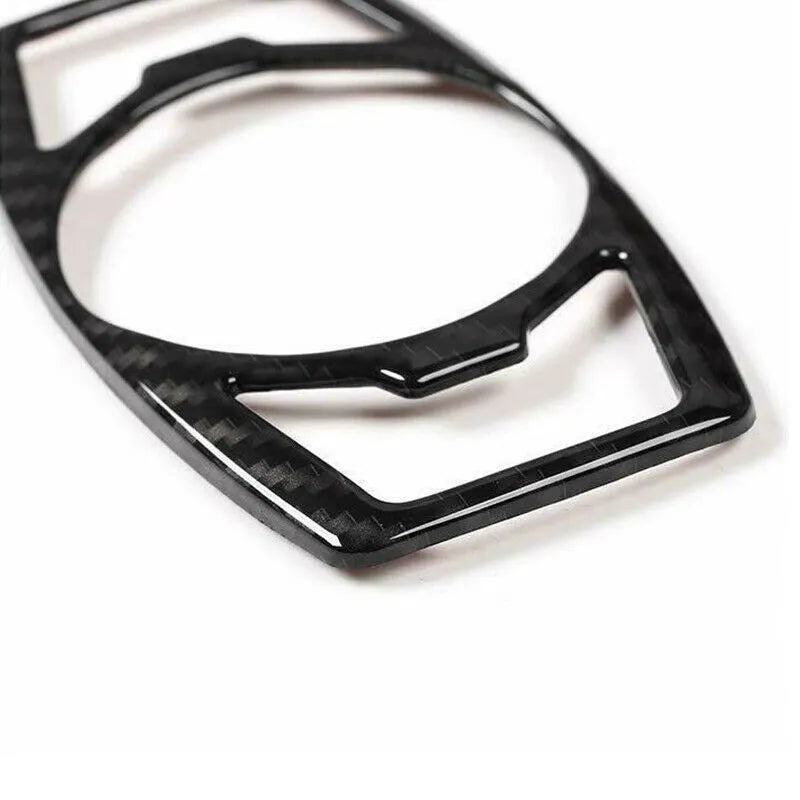 Carbon fibre pattern decorative patch for Ford F150 Raptor headlight control panel.