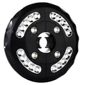 Black detachable Roman umbrella camping tent light with high brightness LED