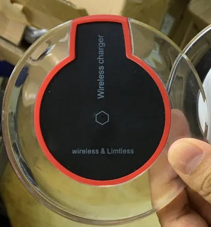 Qi wireless charging pad 100mm for iPhone and Samsung Galaxy smartphones