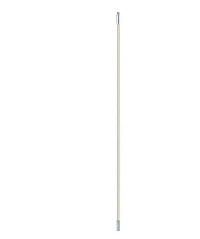 Flexible 600mm long chimney cleaning brush with nylon bristle head for dryer ducts