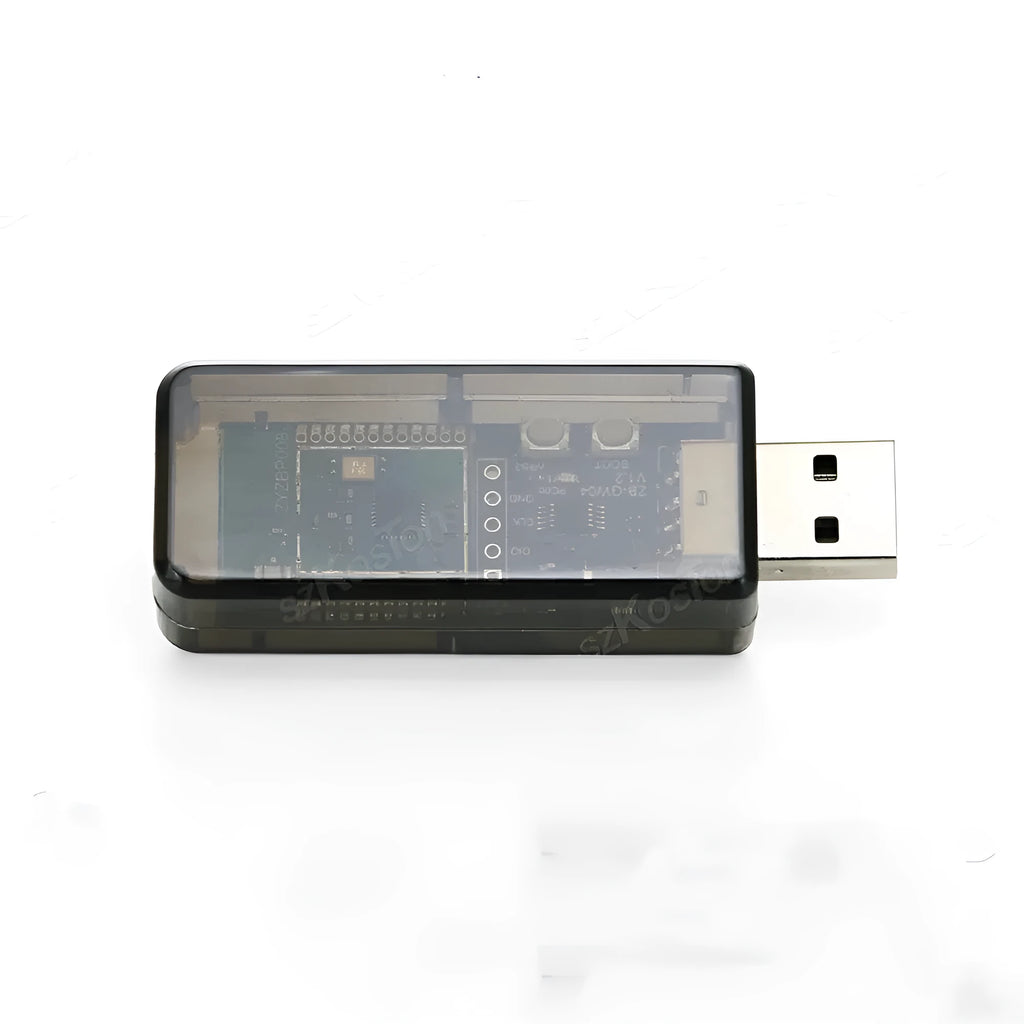 Silicon Labs EFR32MG21 Zigbee 3.0 USB Dongle in plastic shell for Home Assistant.